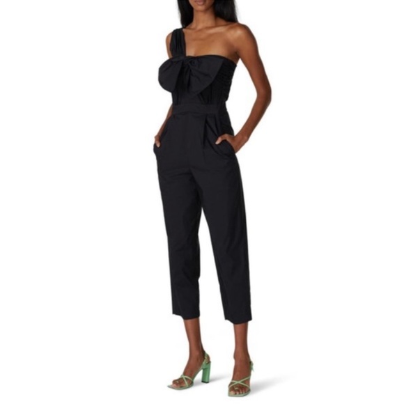 MSGM Milano Tuta Black Jumpsuit